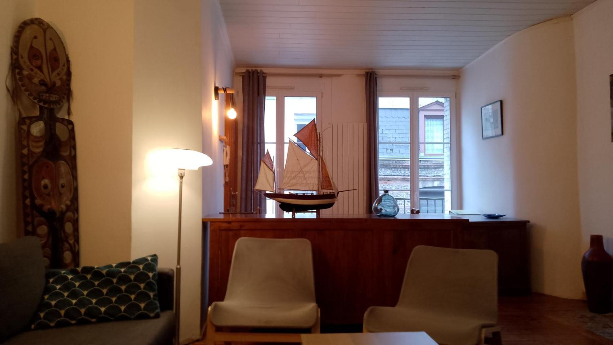 Loft En Duplex Avec Vue Sur Plage Et Chenal Dieppe Exterior photo